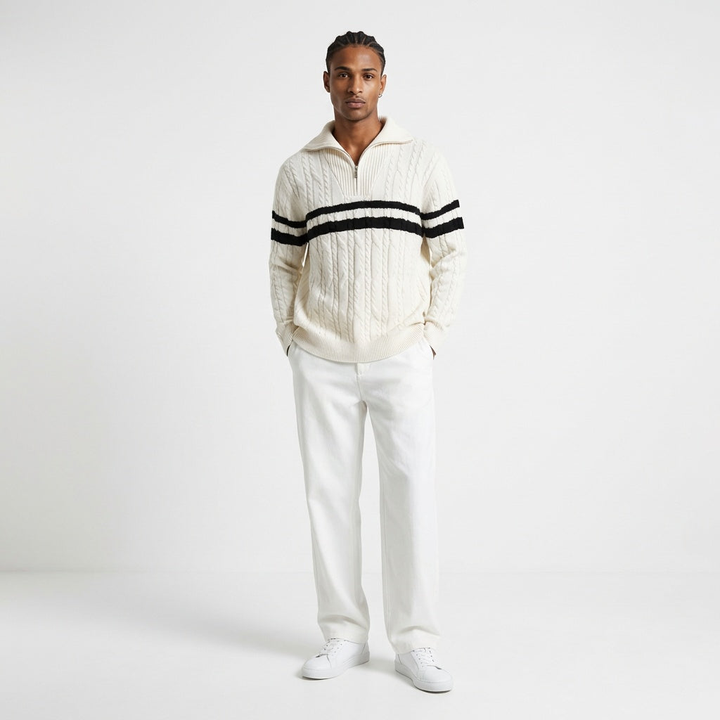 Pull en laine mérinos extra-fine Pure