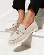 Mocassins en daim pour femme