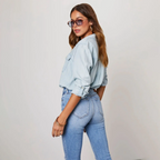 Muse Denim Boutonné
