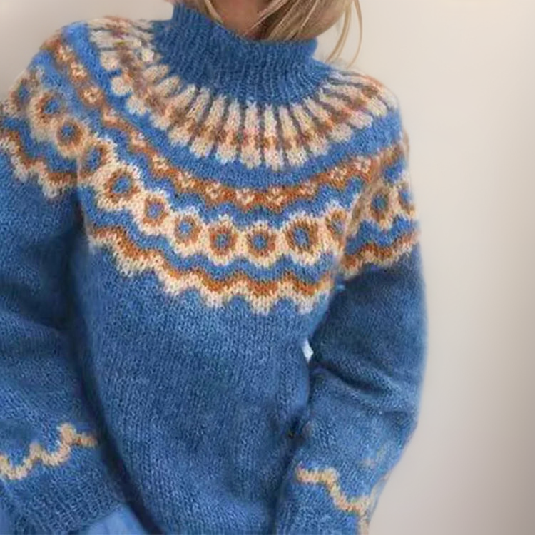 Pull Olivia vintage coloré