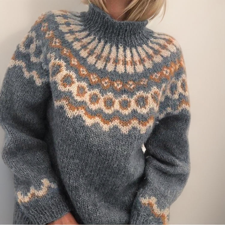 Pull Olivia vintage coloré
