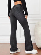 Jean bootcut taille haute Marie