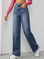 Jeans larges à coupe droite