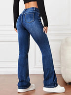 Jean bootcut taille haute Marie
