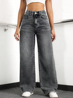Jeans larges à coupe droite