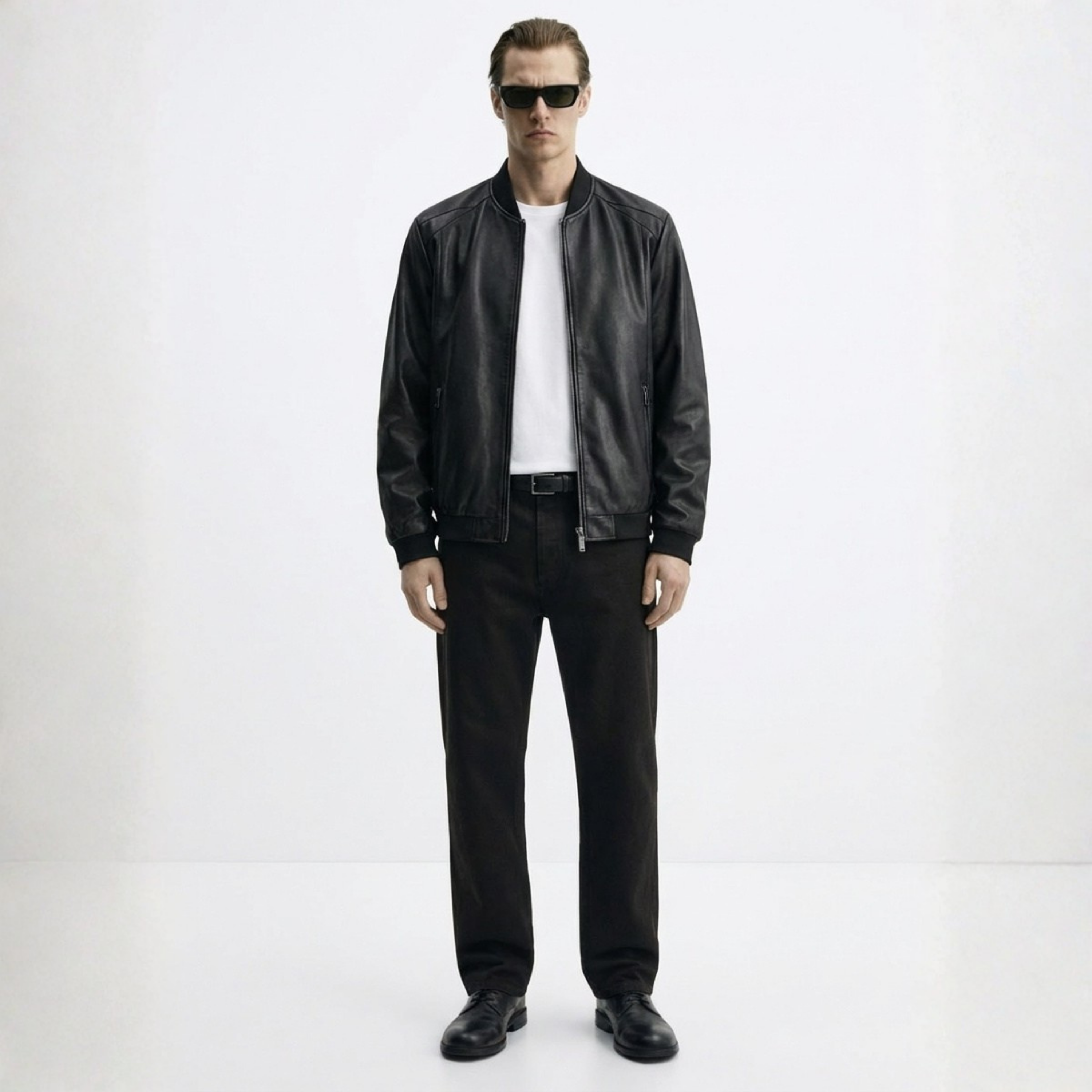 Veste en cuir Remy Casual